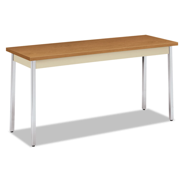 Utility Table, Rectangular, 60w X 20d X 29h, Harvest/putty 1