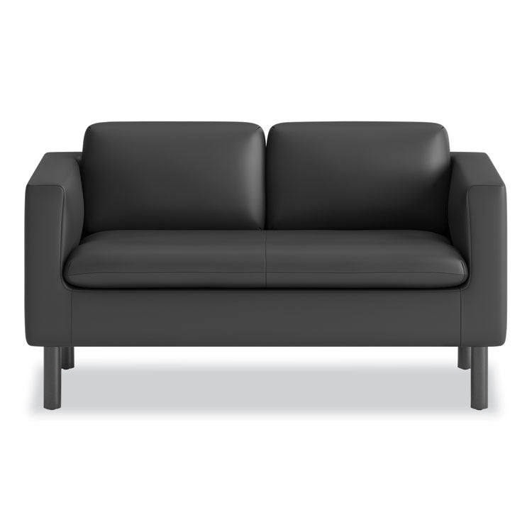 Parkwyn Series Loveseat, 53.5w x 26.75d x 29h, Black 3