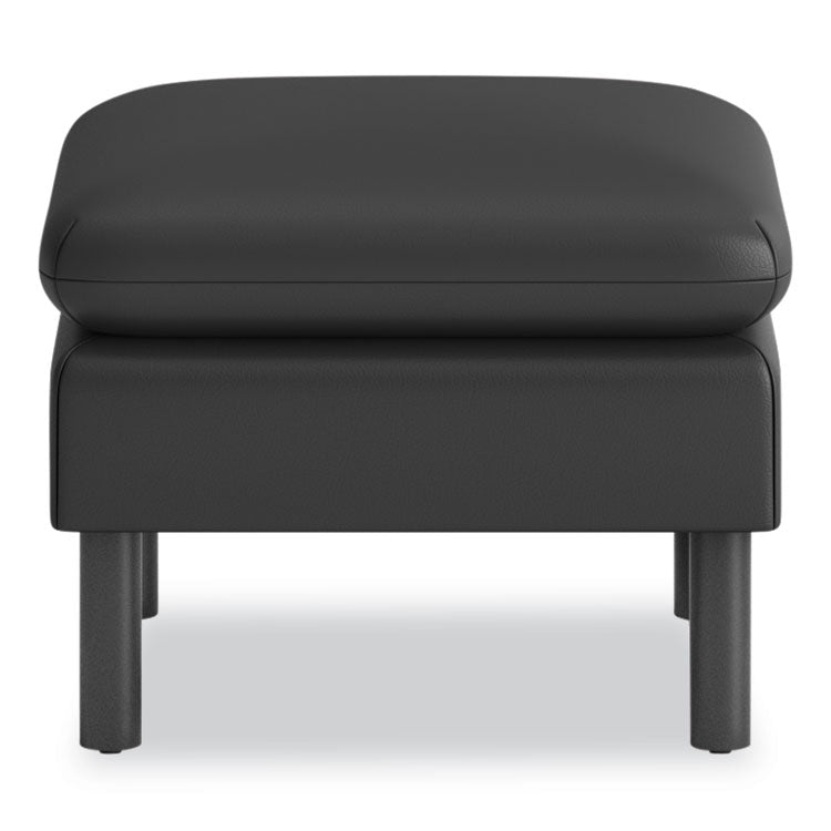 Parkwyn Series Ottoman, 23" x 23" x 17.5", Black 3