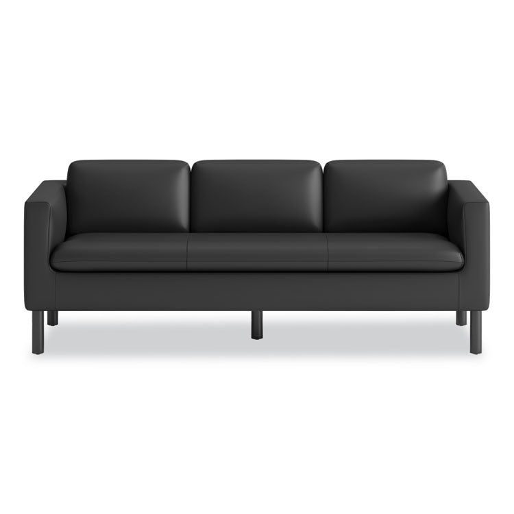 Parkwyn Series Sofa, 77w x 26.75d x 29h, Black 2