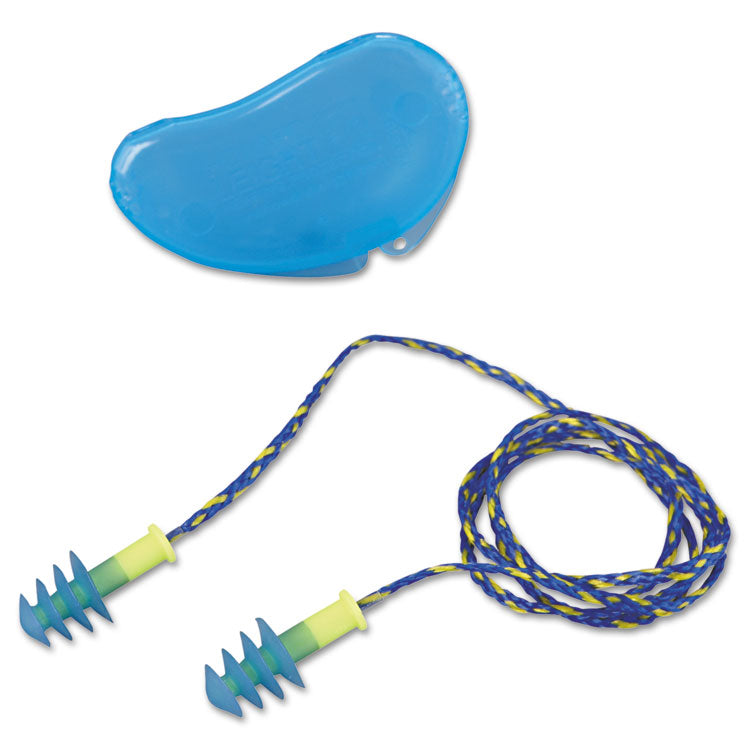 Fus30 Hp Fusion Multiple-Use Earplugs, Reg, 27nrr, Corded, Be/we, 100 Pairs 1