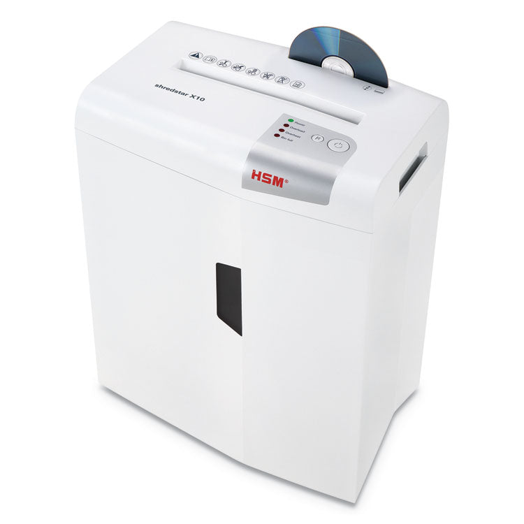 Shredstar X10 Cross-Cut Shredder, 10 Manual Sheet Capacity 2