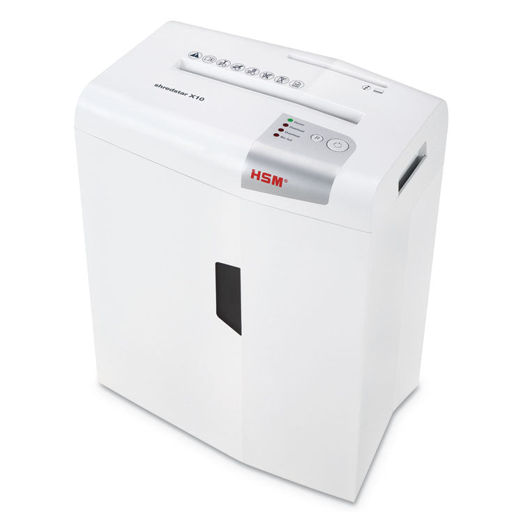 Shredstar X10 Cross-Cut Shredder, 10 Manual Sheet Capacity 1