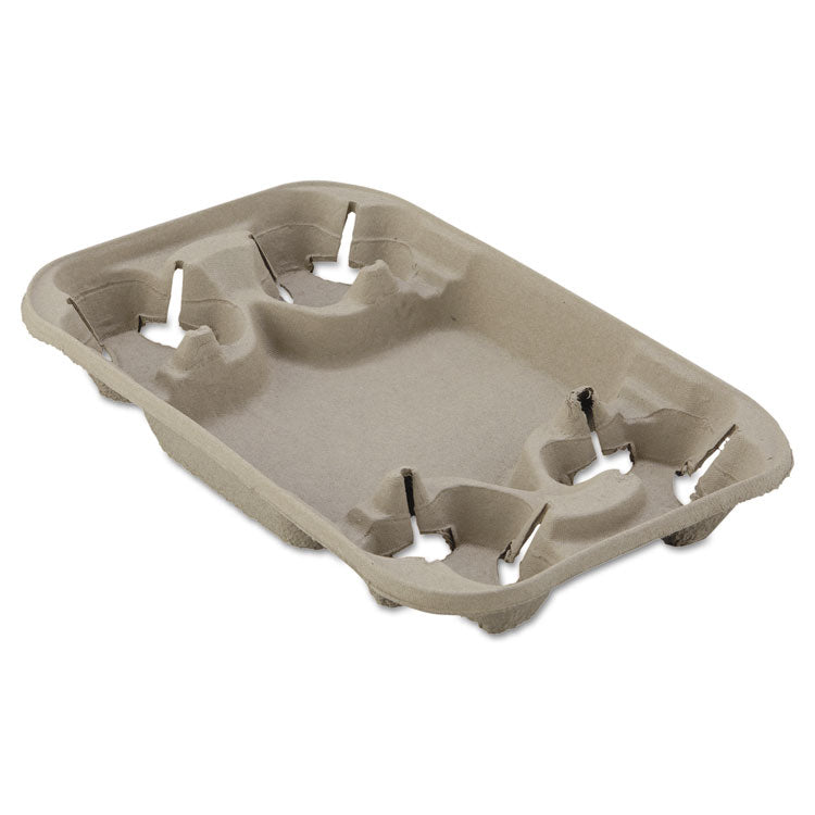 Strongholder Molded Fiber Cup/food Tray, 8 Oz To 22 Oz, Four Cups, Beige, 250/carton 1