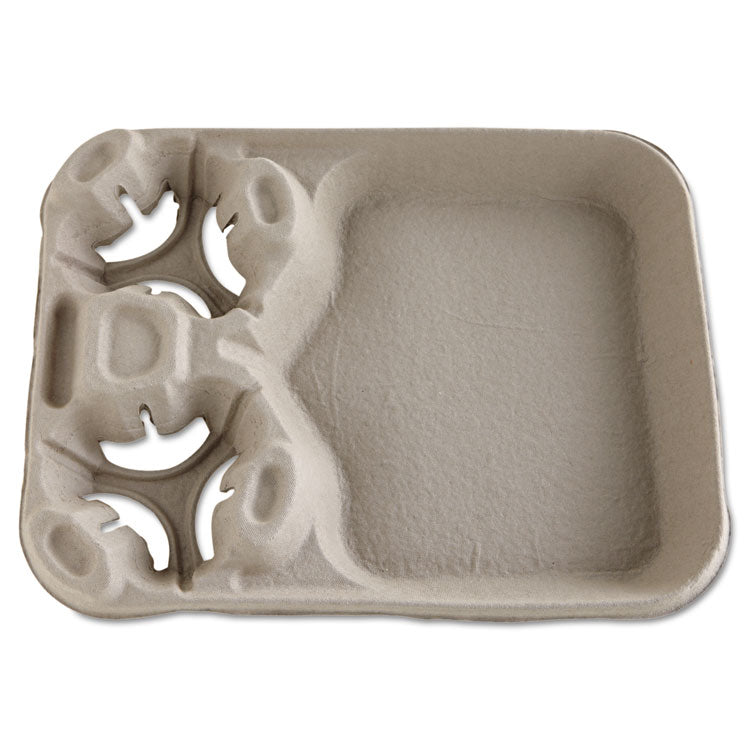 Strongholder Molded Fiber Cup/food Trays, 8 Oz To 44 Oz, 2 Cups, Beige, 100/carton 1