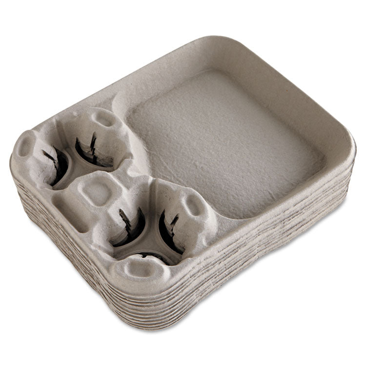 Strongholder Molded Fiber Cup/food Trays, 8 Oz To 44 Oz, 2 Cups, Beige, 100/carton 2