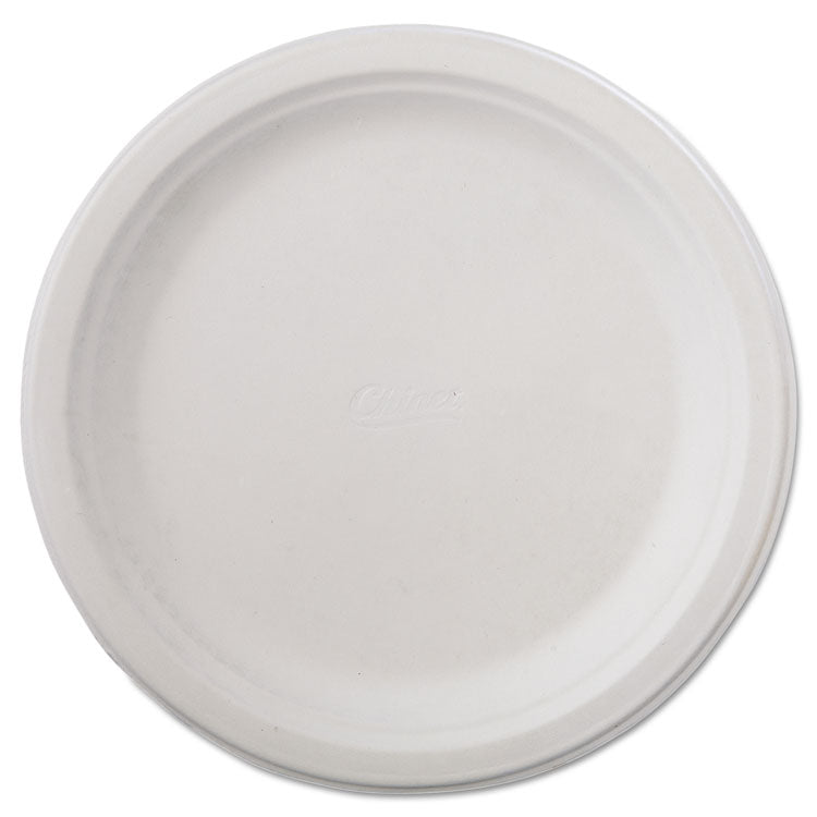 Classic Paper Dinnerware, Plate, 9.75" Dia, White, 125/pack, 4 Packs/carton 1