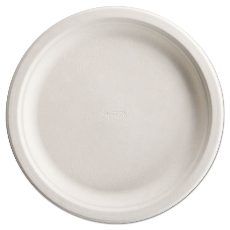 Paperpro Naturals Fiber Dinnerware, Plate, 10.5" Dia, Natural, 125/pack, 4 Packs/carton 1