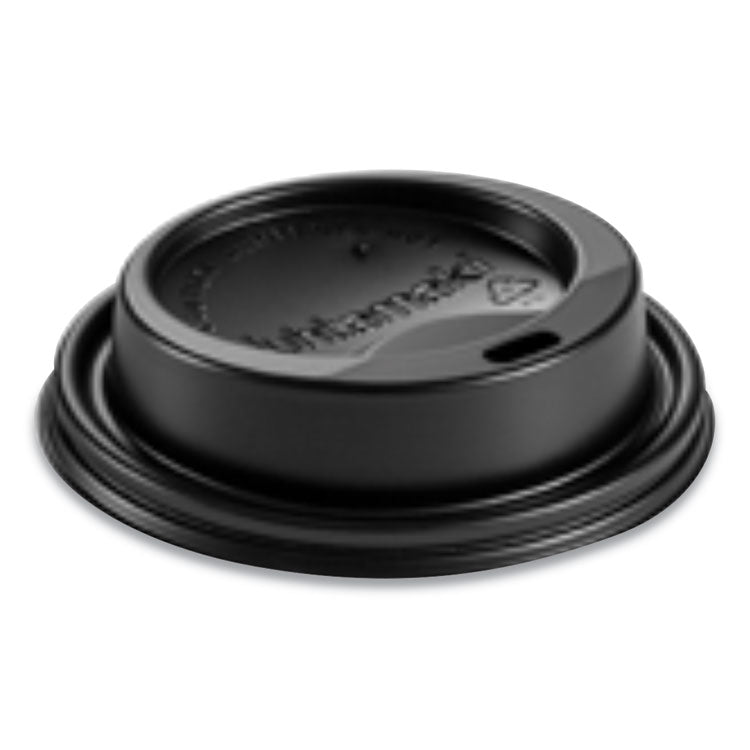 Dome Sipper Hot Cup Lids, Fits 8 Oz Hot Cups, Black, 1,000/carton 1