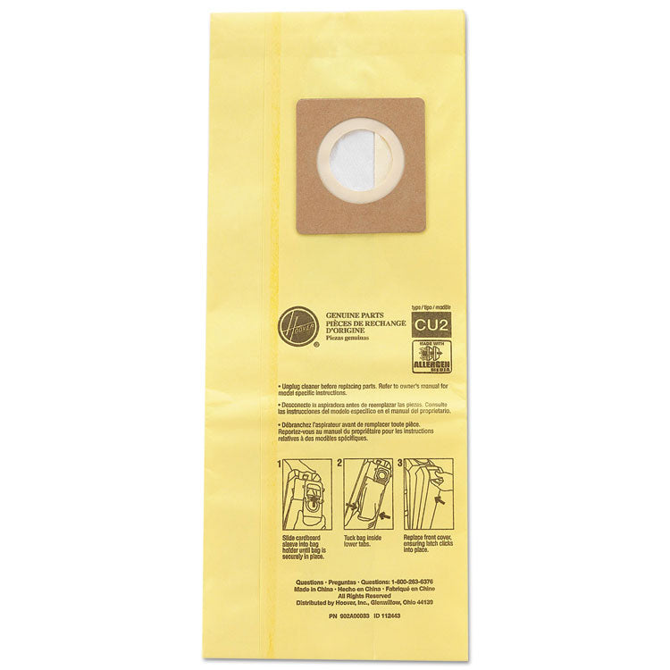 Hushtone Vacuum Bags, Yellow, 10/pack 1