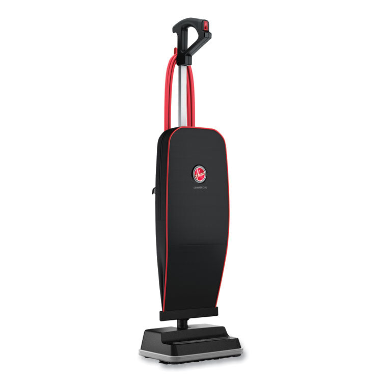 Task Vac Soft Bag Lightweight Upright, 12" Cleaning Path, Black 1