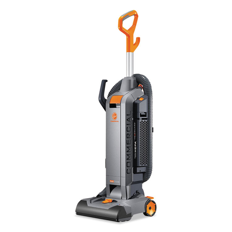 Hushtone Vacuum Cleaner With Intellibelt, 13" Cleaning Path, Gray/orange 2