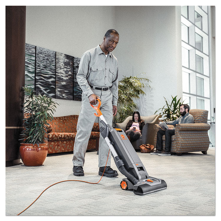 Hushtone Vacuum Cleaner With Intellibelt, 15" Cleaning Path, Gray/orange 5