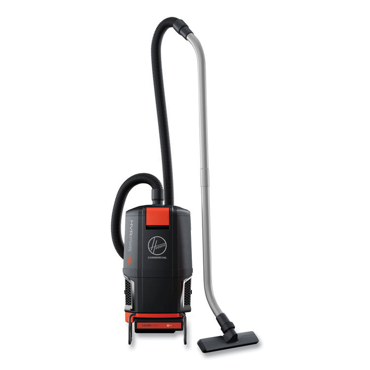 HVRPWR 40v Cordless Backpack Vacuum, Battery Sold Separately, 6 qt Tank Capacity, Black/red 1