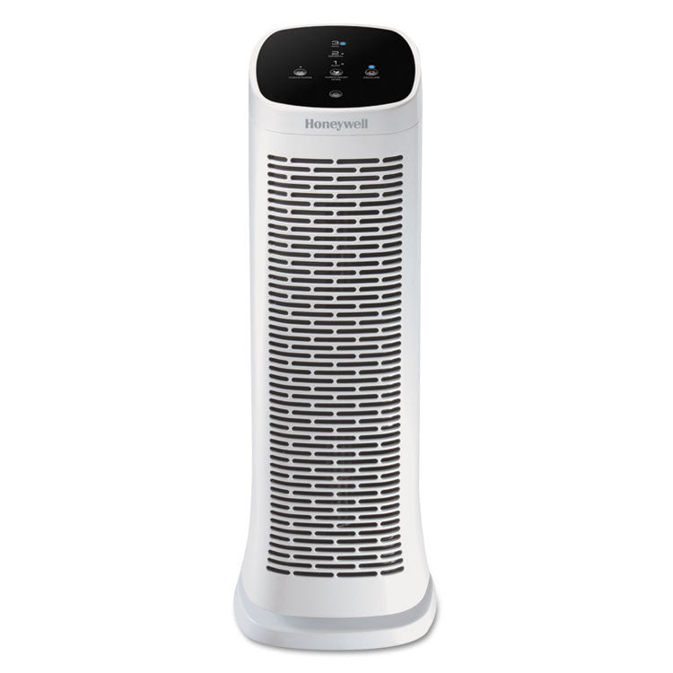 Air Genius 3 Oscillating Tower Air Purifier with Permanent Washable Filter, 225 sq ft Room Capacity, White 1