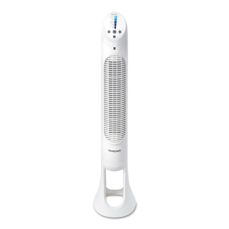 Quietset Whole Room Tower Fan, White, 5 Speed 1