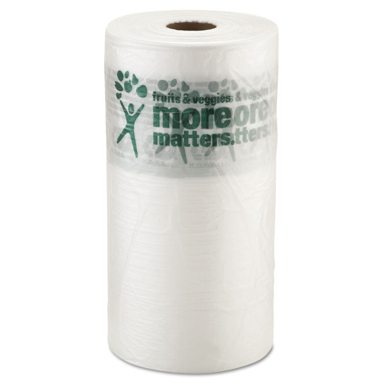 Produce Bags, 9 microns, 10" x 15", Clear, 1,400 Bags/Roll, 4 Rolls/Carton 1