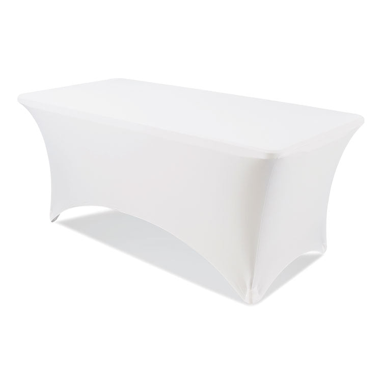 iGear Fabric Table Cover, Polyester, 30 x 96, White 4