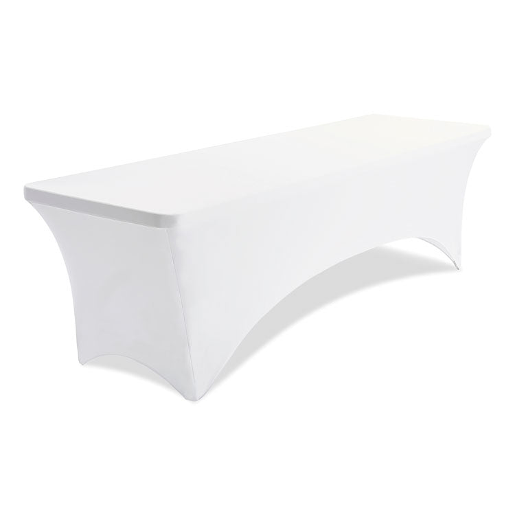 iGear Fabric Table Cover, Polyester, 30 x 96, White 3