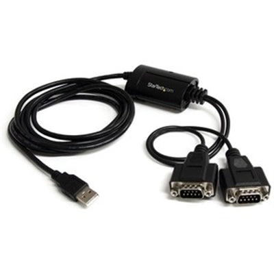 2 Port USB to Serial Cable TAA 1