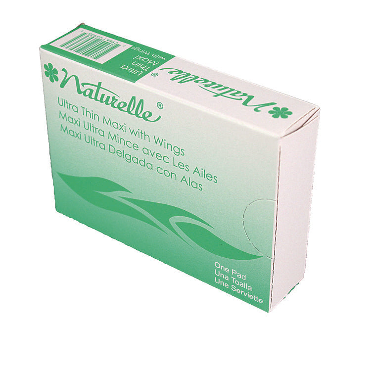 Naturelle Maxi Pads, #4 Ultra Thin With Wings, 200 Individually Wrapped/carton 2