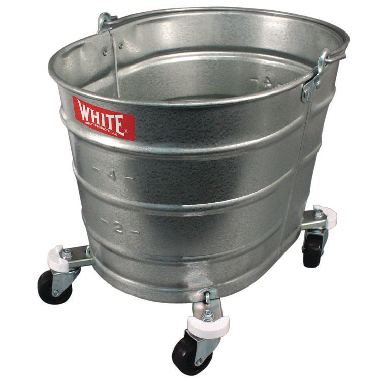 Metal Mop Bucket, 26 Qt, Steel 2