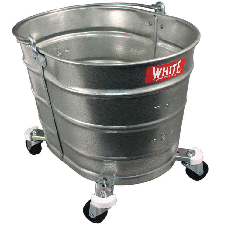 Metal Mop Bucket, 26 Qt, Steel 3