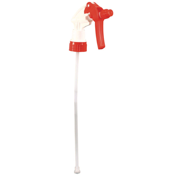 General Purpose Trigger Sprayer, 9.88" Tube, Fits 32 Oz Bottles, Red/white, 24/carton 1