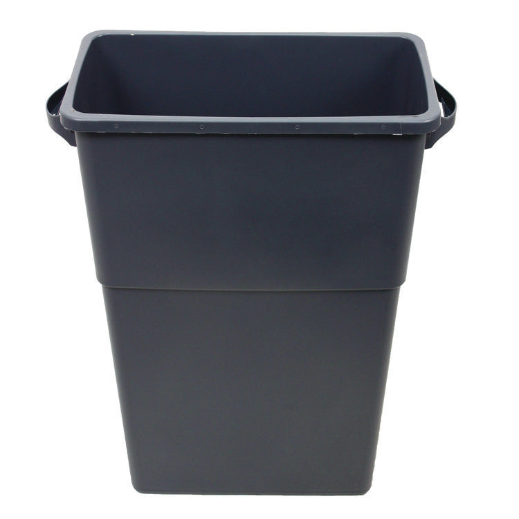 Thin Bin Containers, 23 gal, Polyethylene, Gray 1