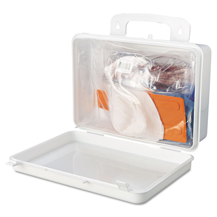 Bloodborne Pathogen Cleanup Kit, 10 x 7 x 2.5, OSHA Compliant, Plastic Case 2