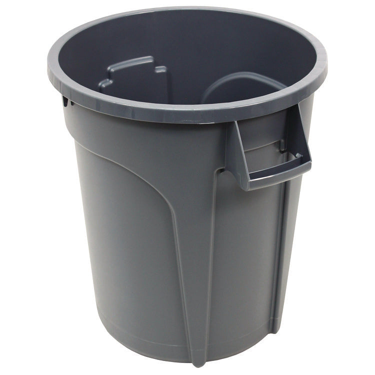 Value-Plus Containers, 20 gal, Low-Density Polyethylene, Gray 2