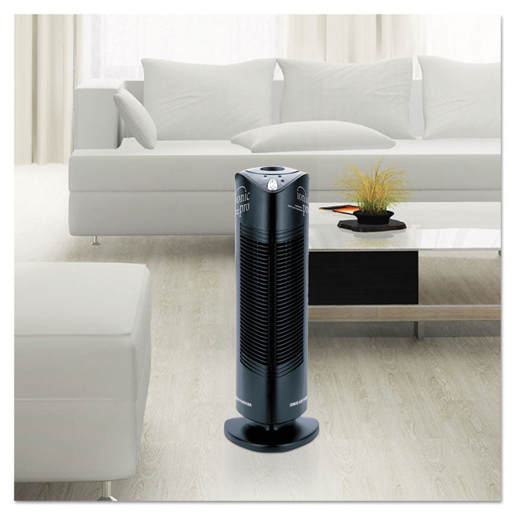 Compact Ionic Air Purifier, 250 sq ft Room Capacity, Black 2