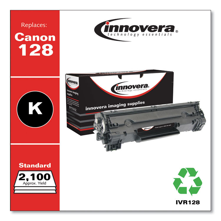 Remanufactured Black Toner, Replacement for 128 (3500B001AA), 2,100 Page-Yield 2