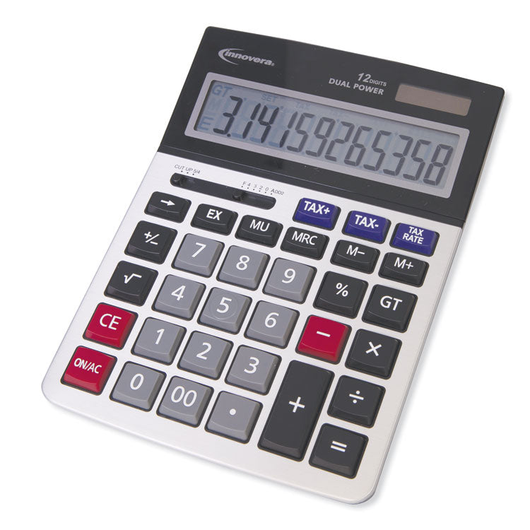 15975 Large Display Calculator, 12-Digit LCD 7