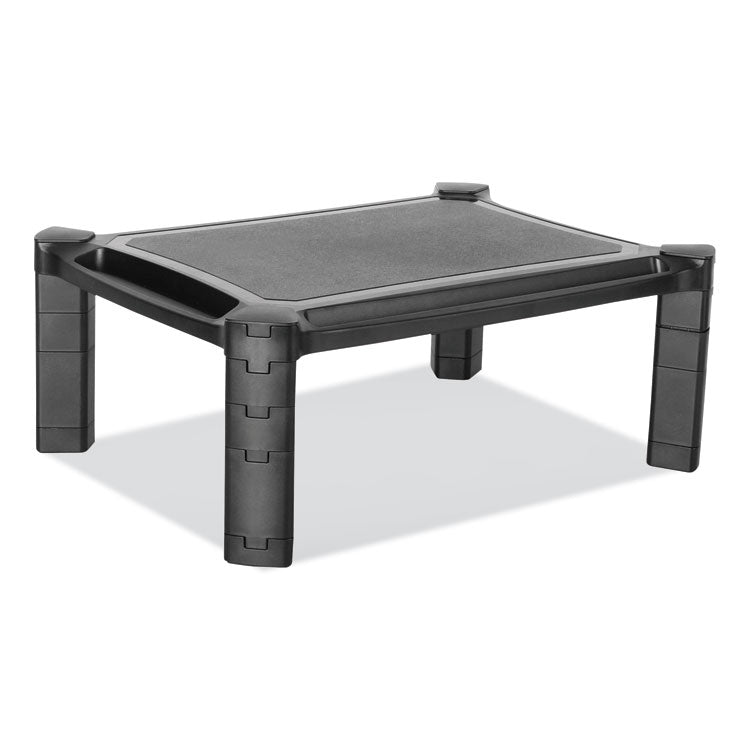 Large Monitor Stand With Cable Management, 12.99" X 17.1" X 6.6", Black, Supports 22 Lbs 1