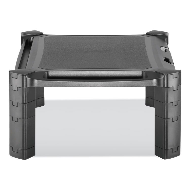 Large Monitor Stand With Cable Management, 12.99" X 17.1" X 6.6", Black, Supports 22 Lbs 2