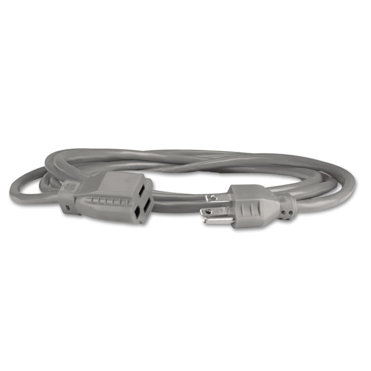 Indoor Heavy-Duty Extension Cord, 9 ft, 13 A, Gray 2