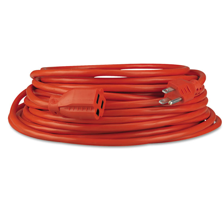 Indoor/Outdoor Extension Cord, 25 ft, 13 A, Orange 2