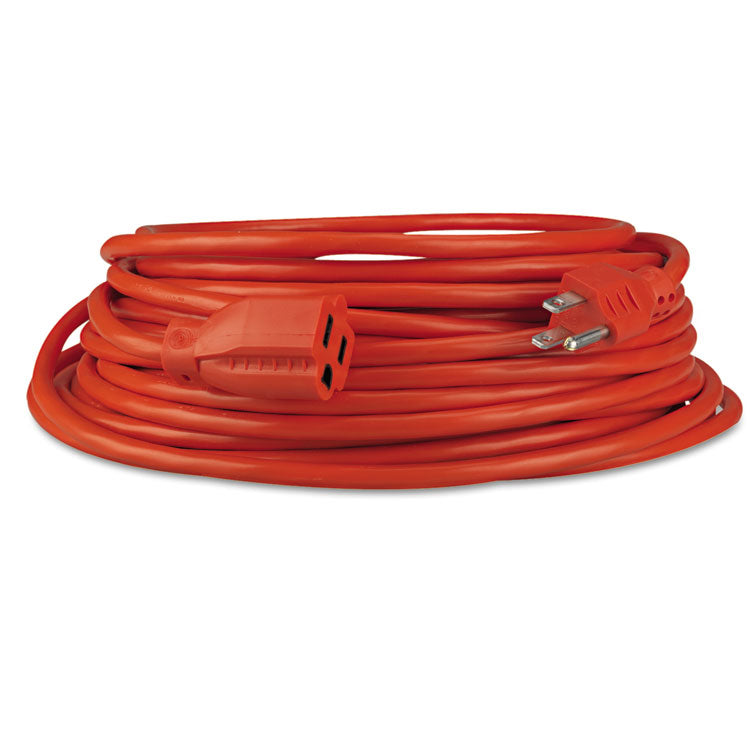 Indoor/Outdoor Extension Cord, 50 ft, 13 A, Orange 2