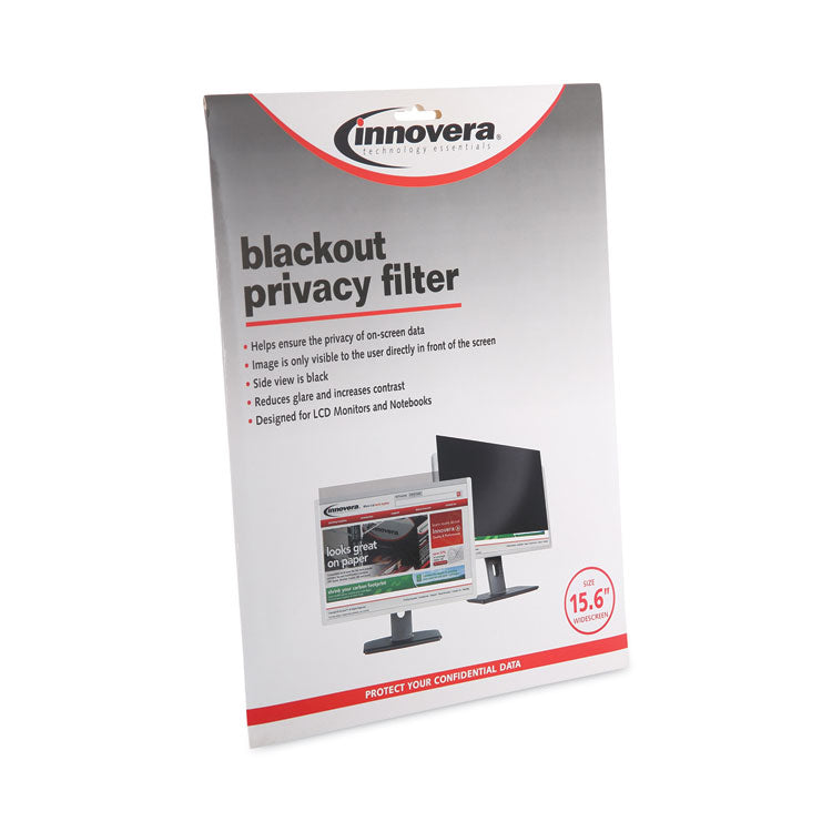 Blackout Privacy Filter for 15.6" Widescreen Laptop, 16:9 Aspect Ratio 2