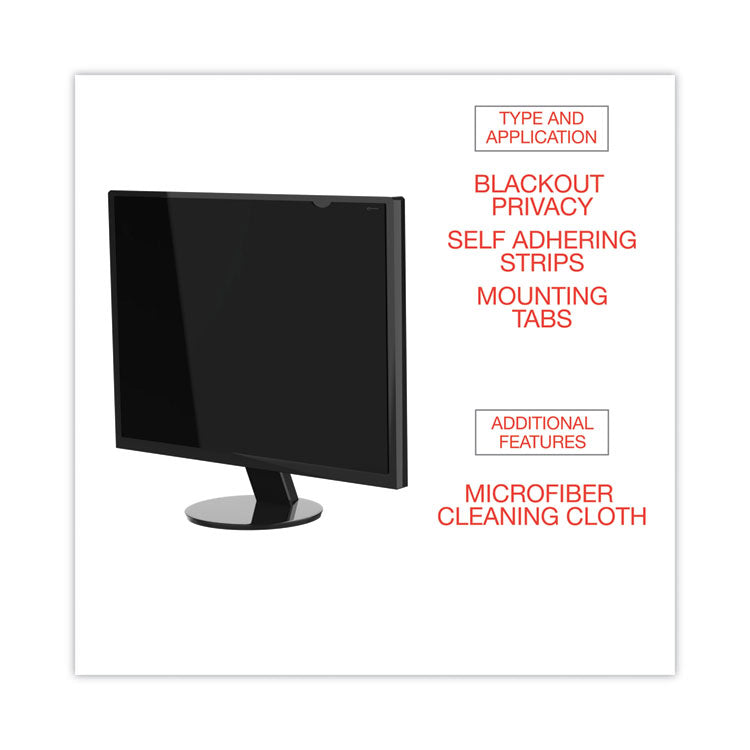 Blackout Privacy Filter for 15.6" Widescreen Laptop, 16:9 Aspect Ratio 6