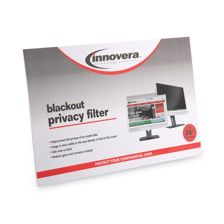 Blackout Privacy Filter for 24" Widescreen Flat Panel Monitor, 16:10 Aspect Ratio 2