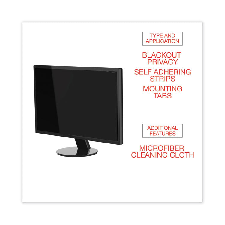 Blackout Privacy Filter for 30" Widescreen Flat Panel Monitor, 16:10 Aspect Ratio 6