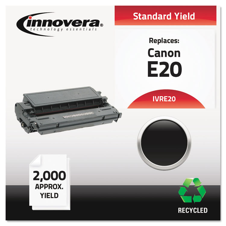 Remanufactured Black Toner, Replacement for E20 (1492A002AA), 2,000 Page-Yield 2