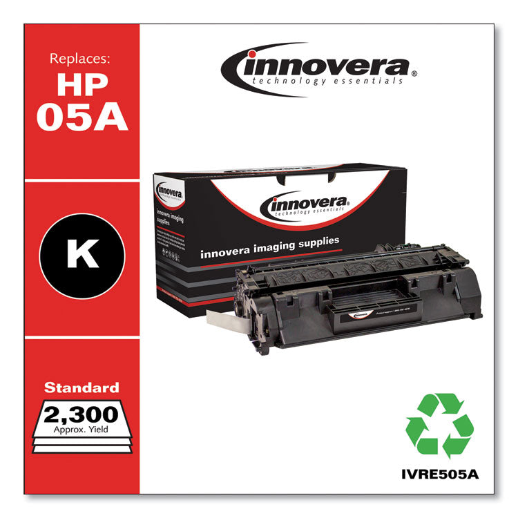 Remanufactured Black Toner, Replacement for 05A (CE505A), 2,300 Page-Yield 2