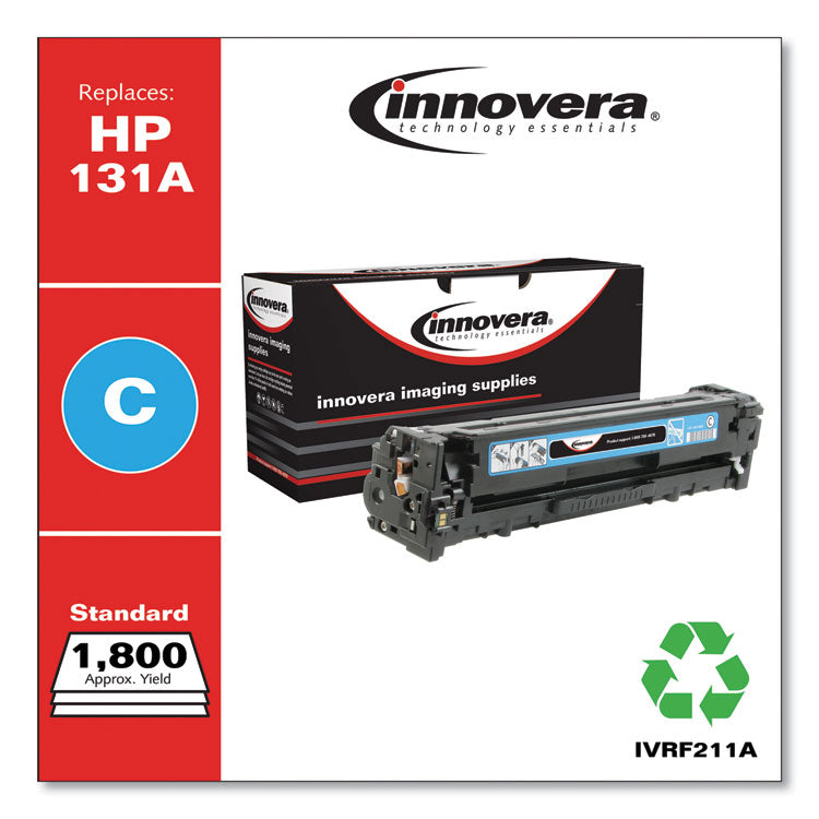 Remanufactured Cyan Toner, Replacement for 131A (CF211A), 1,800 Page-Yield 2