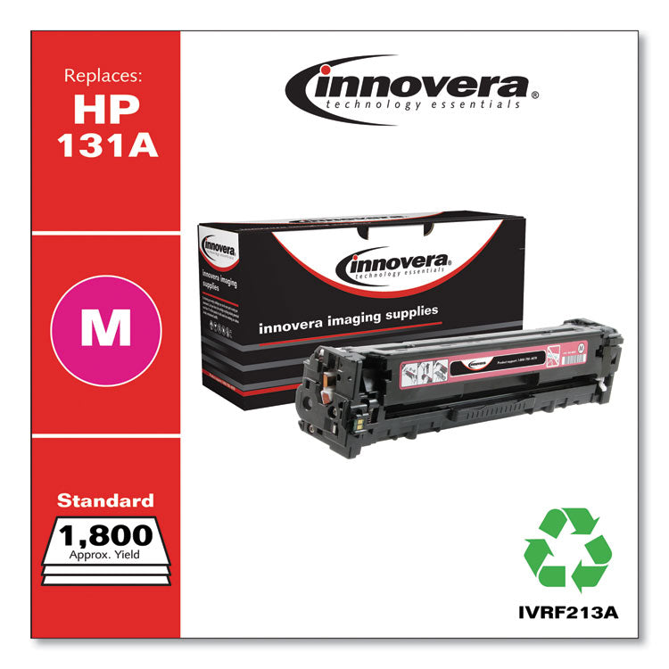 Remanufactured Magenta Toner, Replacement for 131A (CF213A), 1,800 Page-Yield 2