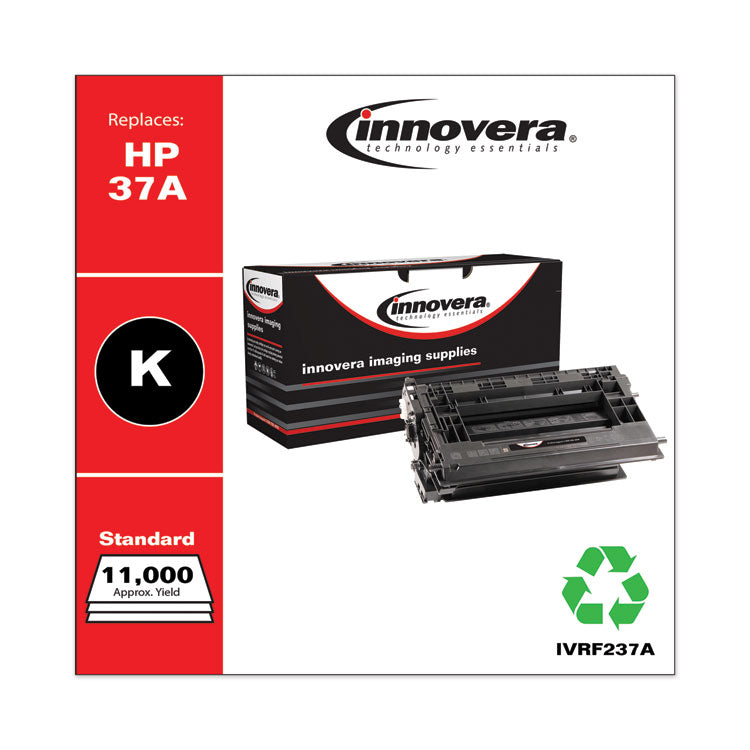 Remanufactured Black Toner, Replacement for 37A (CF237A), 11,000 Page-Yield 2