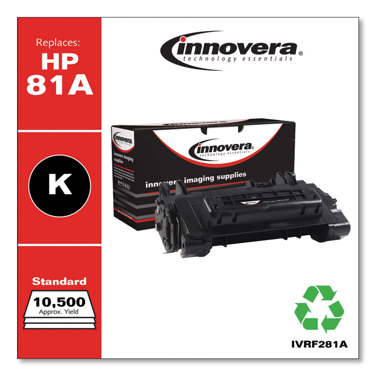 Remanufactured Black Toner, Replacement for 81A (CF281A), 10,500 Page-Yield 2