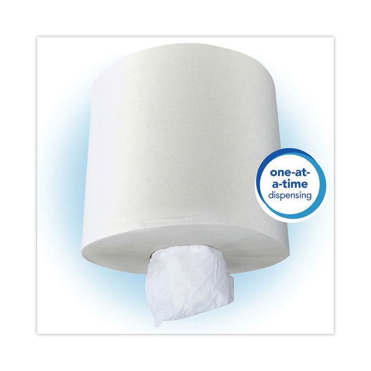 Essential Roll Center-Pull Towels, 1-Ply, 8 x 12, White, 700/Roll, 6 Rolls/Carton 3